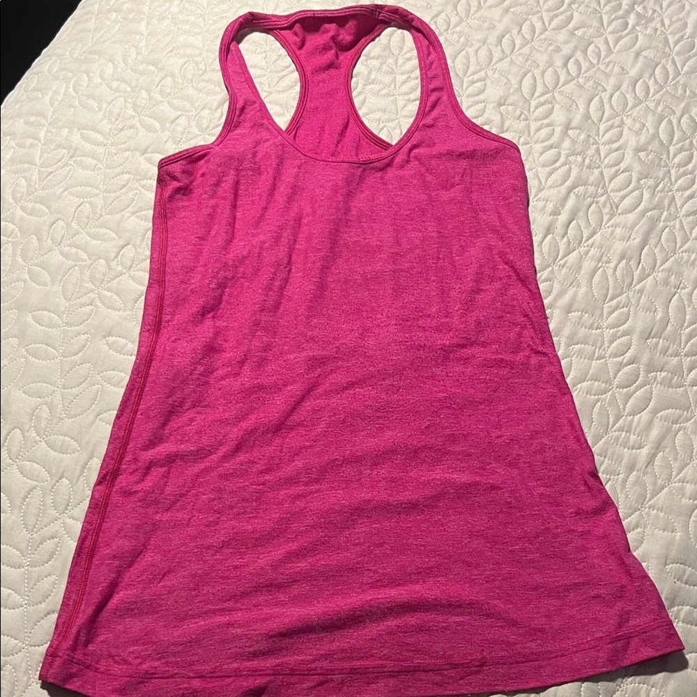 Lululemon Athletica Fuchsia Racerback Tank Top